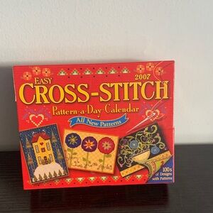 Easy Cross-Stitch Pattern-a-Day Calendar